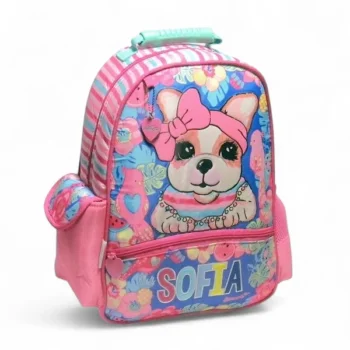 Mochila Simones mediana 16" Sofia estilo caribeño