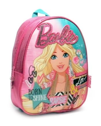 Mochila Barbie para jardín 12" con lentejuelas