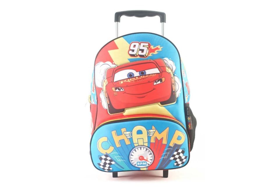 Mochila Cars con carro 16"