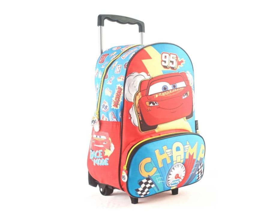 Mochila Cars con carro 16"