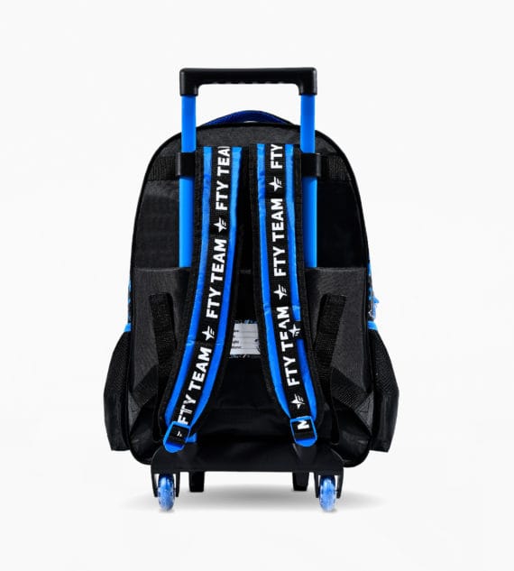 Mochila Footy 18" C/Carro Gamer bolsillo con luces