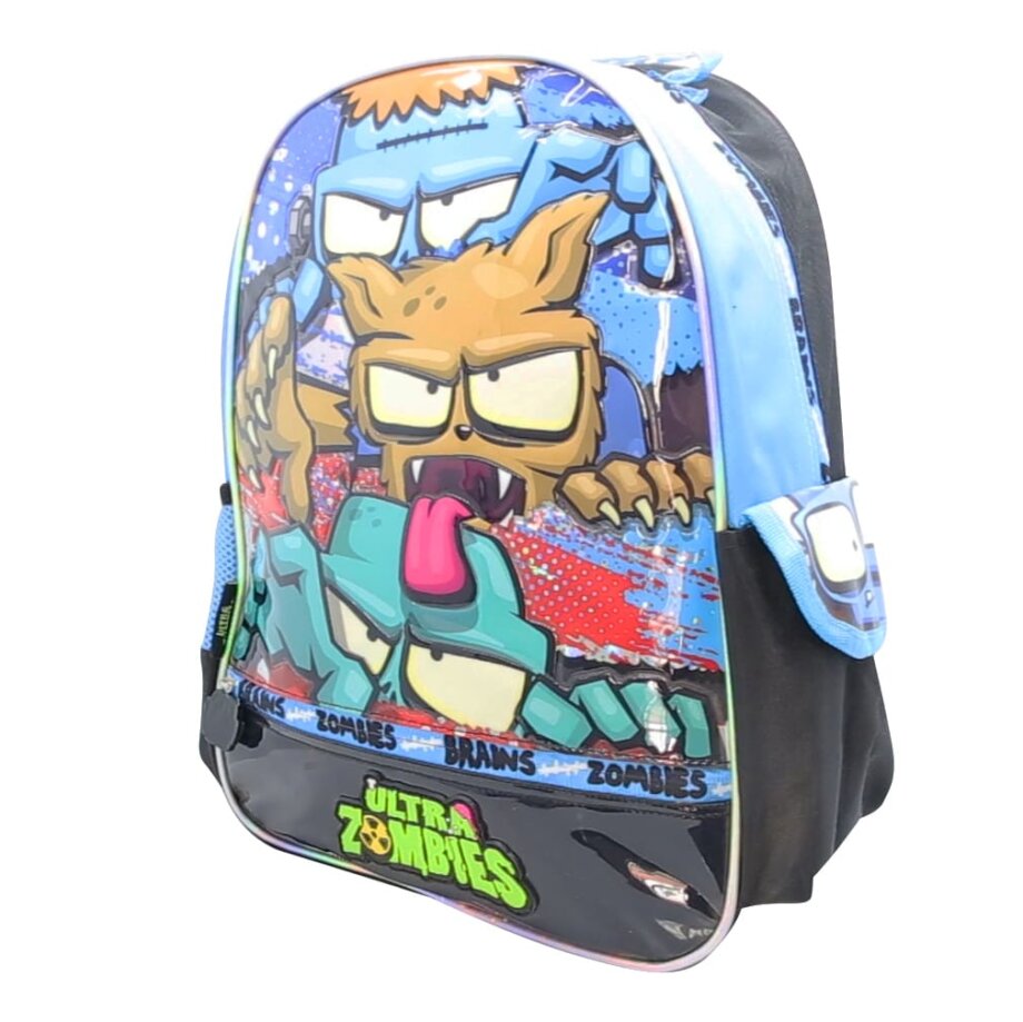 Mochila Zombies de 16" frente pvc con relieve