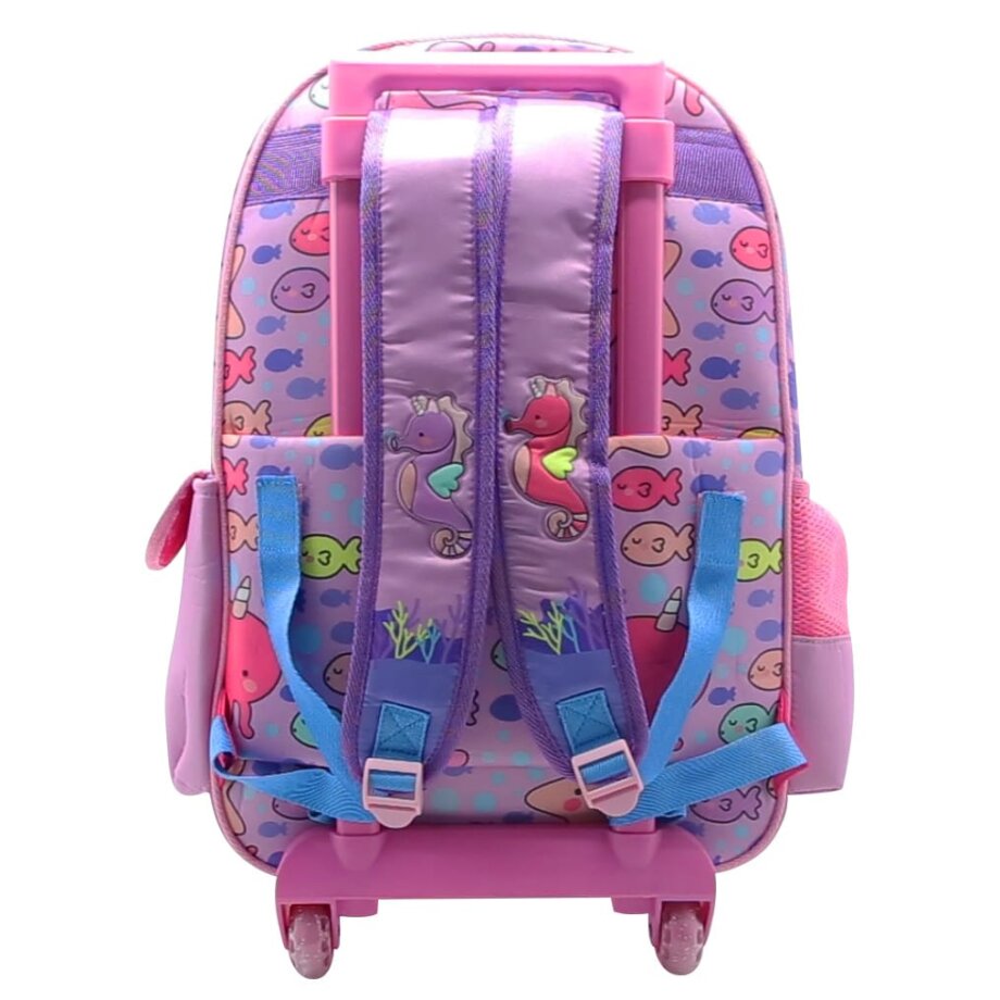 Mochila Simones con carro 18" Sofia sirena