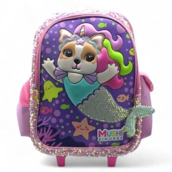 Mochila Simones con carro 18" Sofia sirena