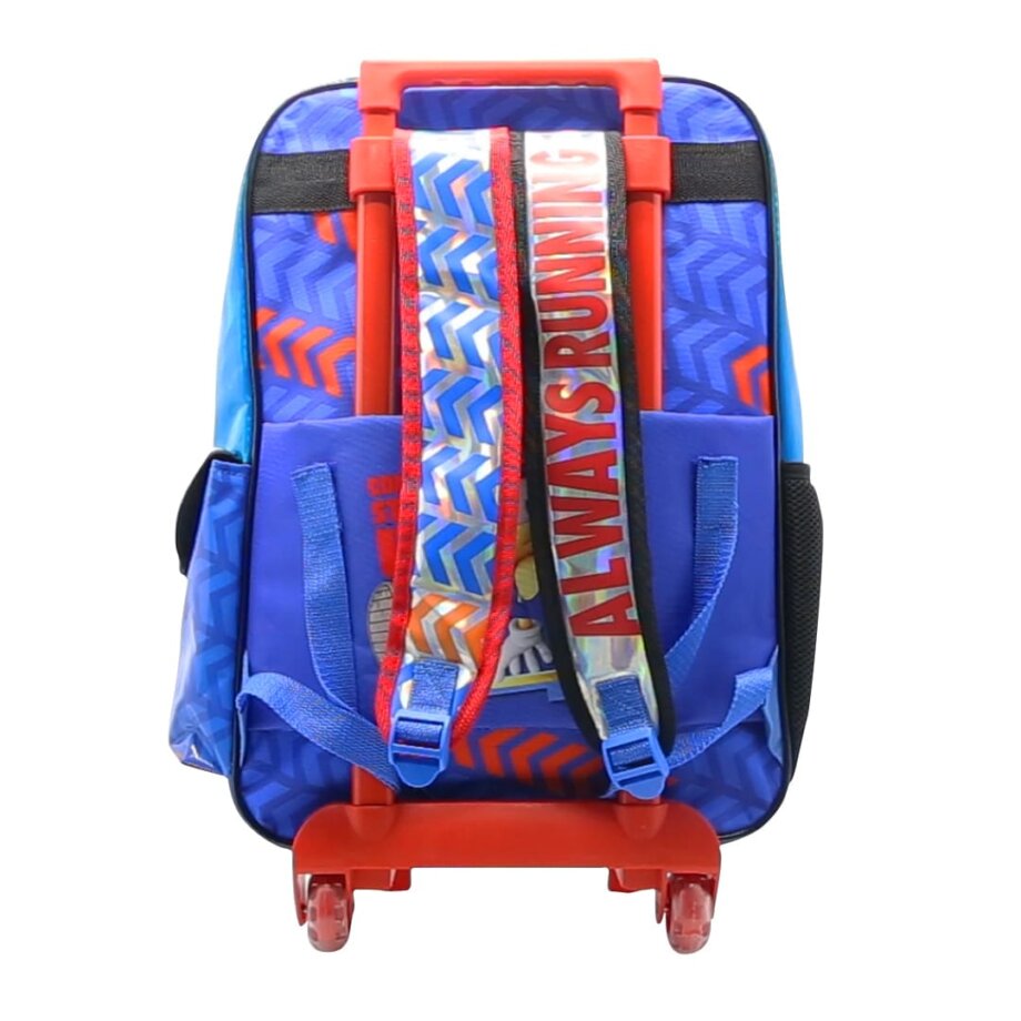 Mochila Sonic de 18" con carro grande frente pvc