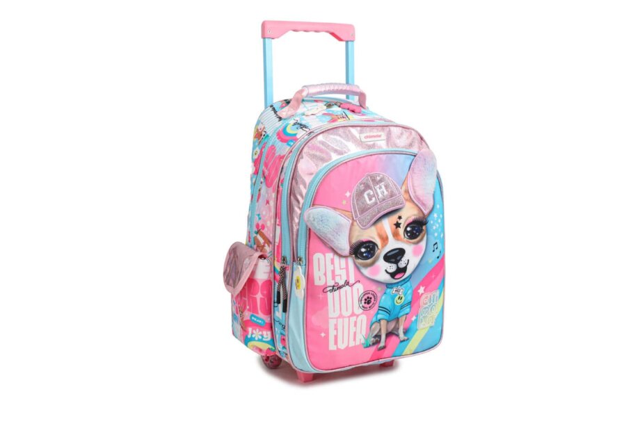 Mochila Chimola "Dog" con carro 16"