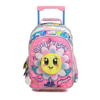Mochila Chimola "Flower" con carro 16"