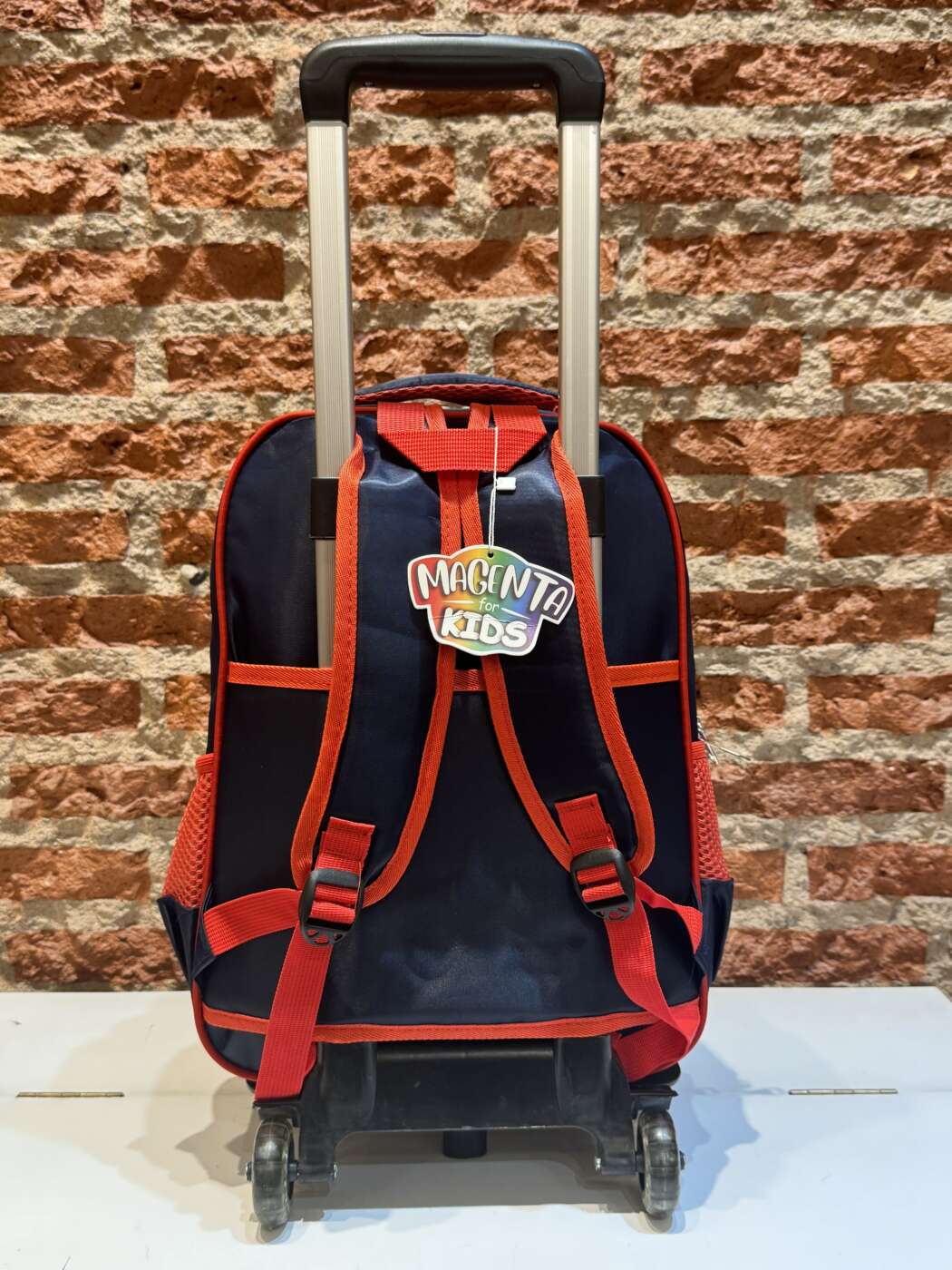Set de Mochila Magenta "Auto" 4 piezas