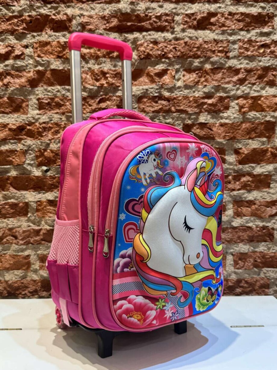 Set de Mochila Magenta "Unicornio" 4 piezas