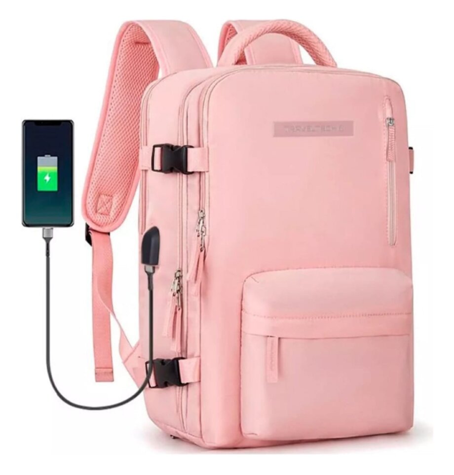 Mochila Travel Tech para viaje C/ puerto USB