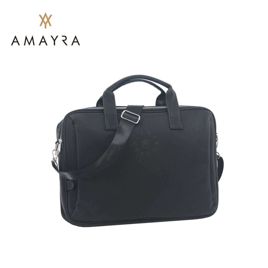 Portafolio Amayra c/porta notebook negro.