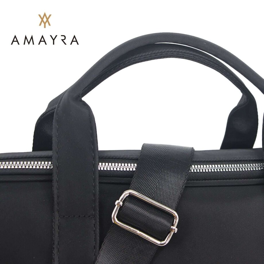 Portafolio Amayra c/porta notebook negro.