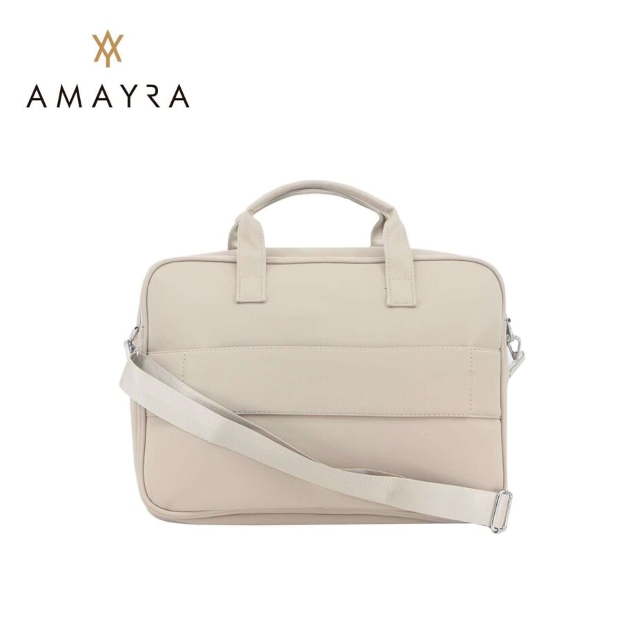 Portafolio Amayra c/porta notebook camel.