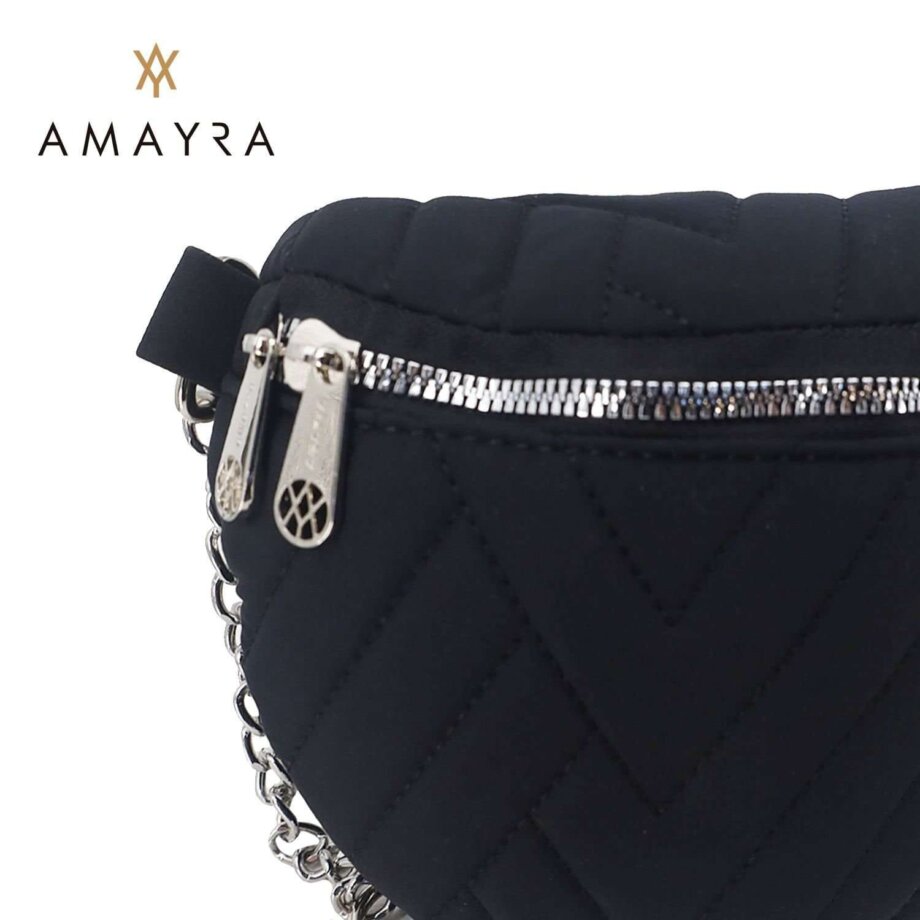 Riñonera Amayra grande negra