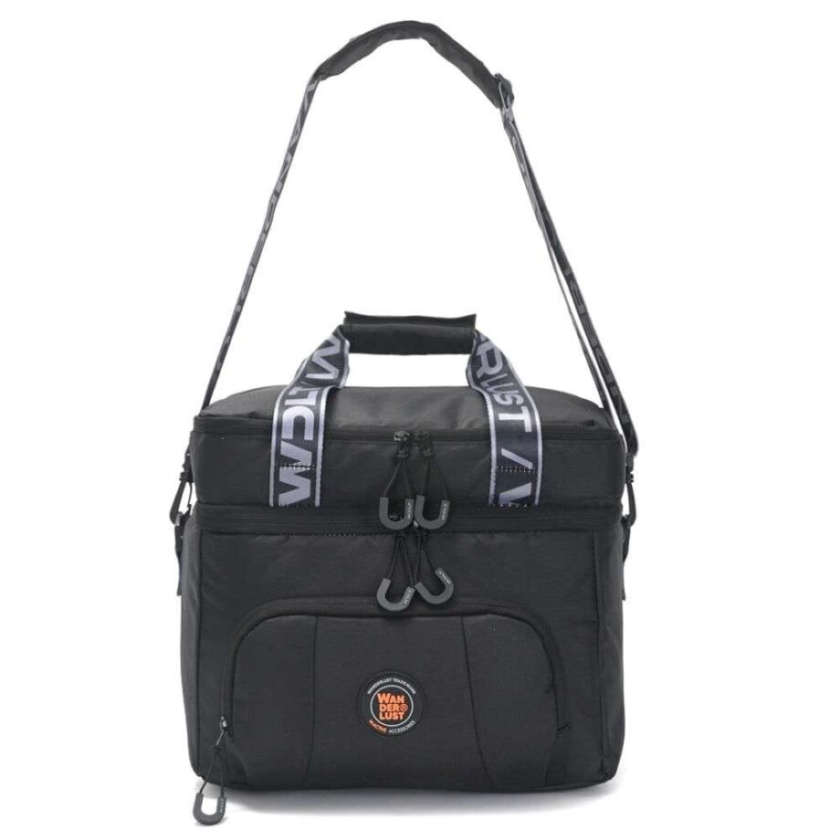 Bolso conservadora isotérmica Wanderlust negra.