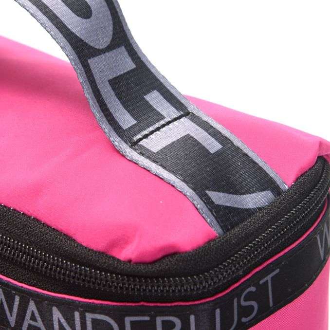 Bolso porta termo wanderlust desmontable verde.