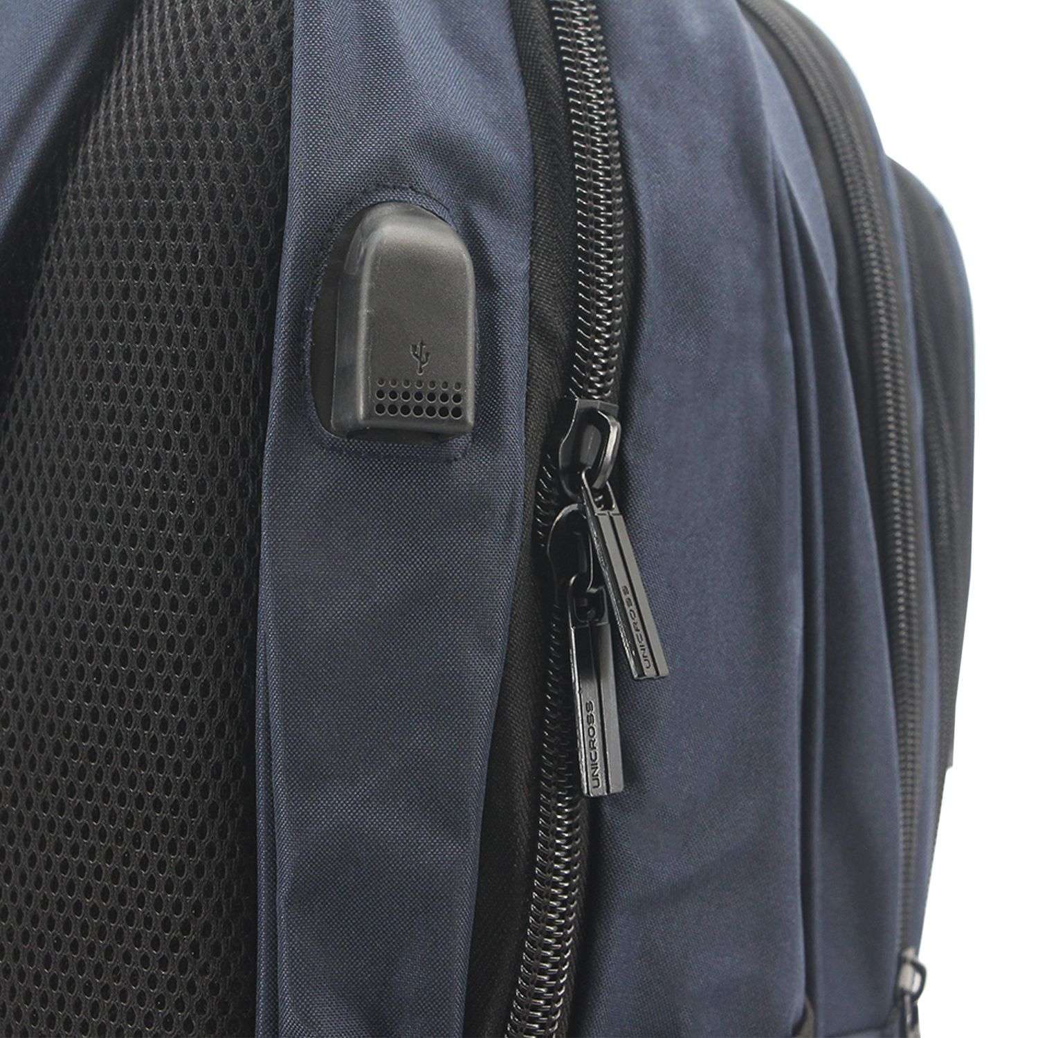 Mochila Unicross porta notebook 19" azul.