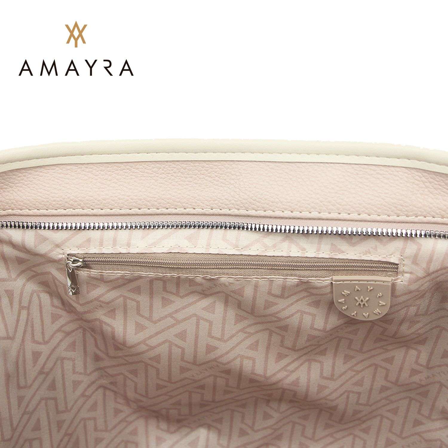 Cartera bolso Amayra eco cuero camel.
