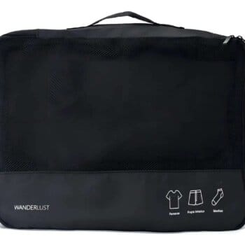 Set organizador de valija Wanderlust x 4 piezas.