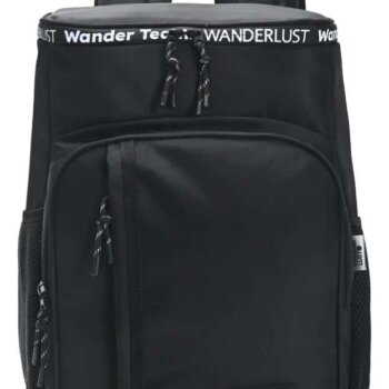 Mochila térmica Wandelust lona negra.