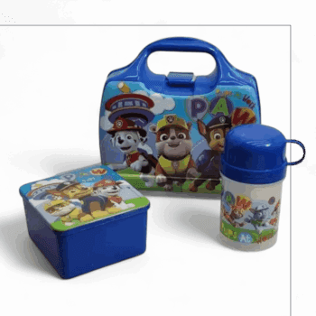 Lunchera + Cantimplora + Caja Sandwich Paw Patrol