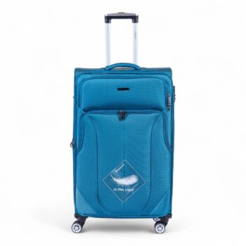 Valija Magenta 28" Tela Tamaño Grande Turquesa