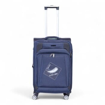 Valija Magenta 24" Tela Tamaño Mediano Azul