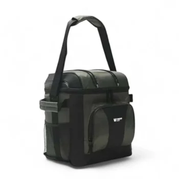 Conservadora Wanderlust con correa color verde.