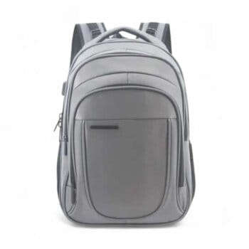 Mochila Unicross porta notebook 19" gris.