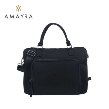 Portafolio Amayra porta notebook negro.