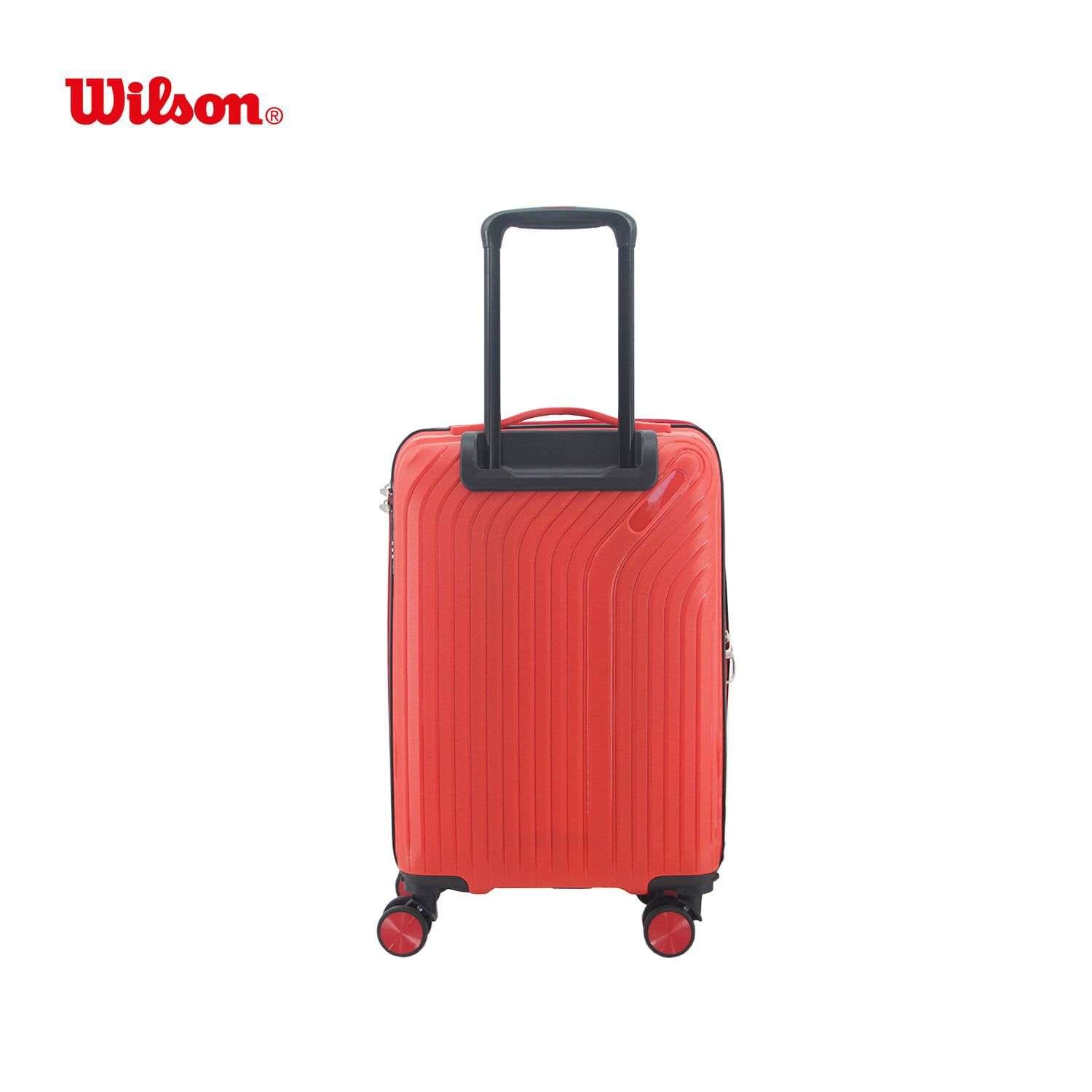 Valija Wilson 20" carry-on polipropileno roja.