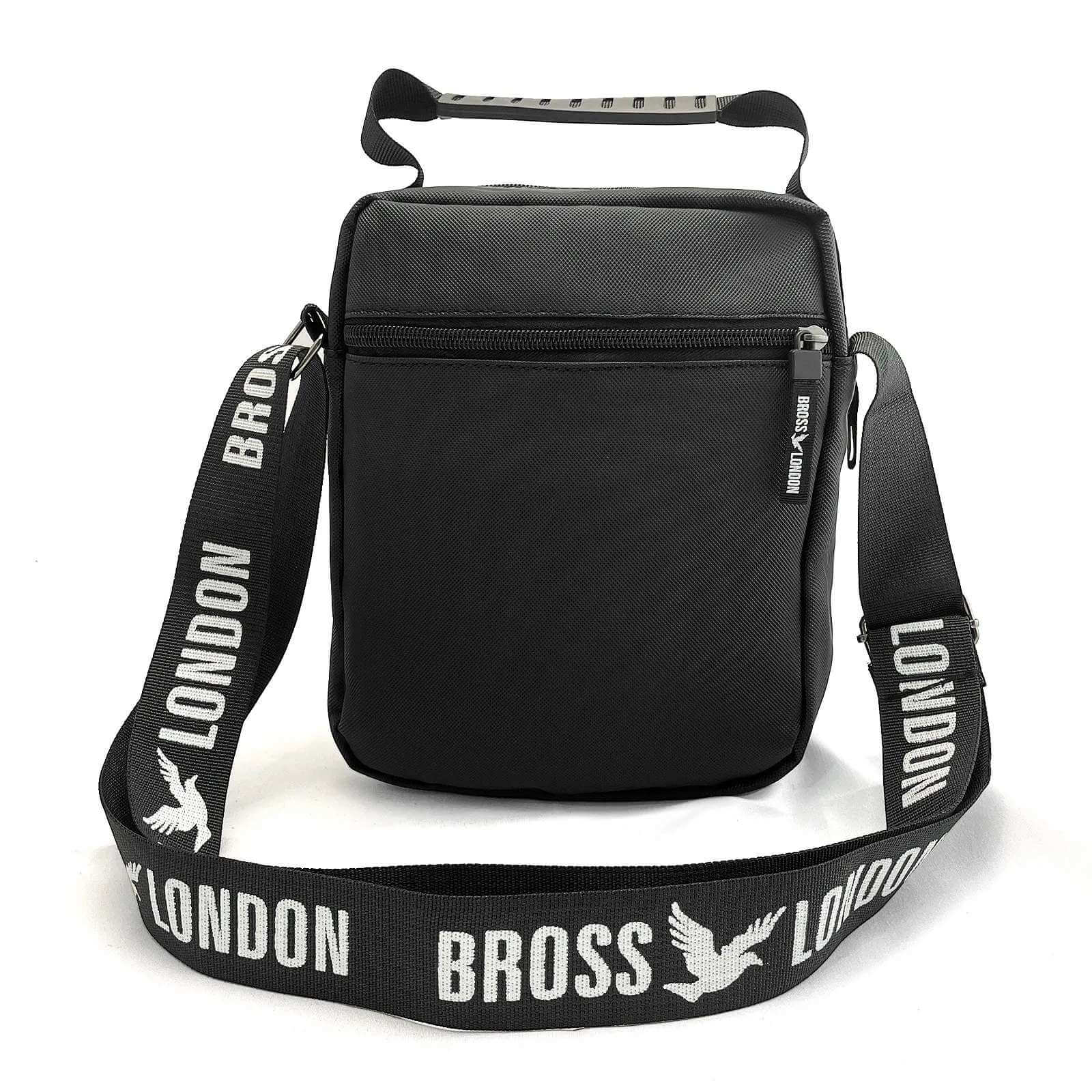 Morral Bross London eco cuero negro.