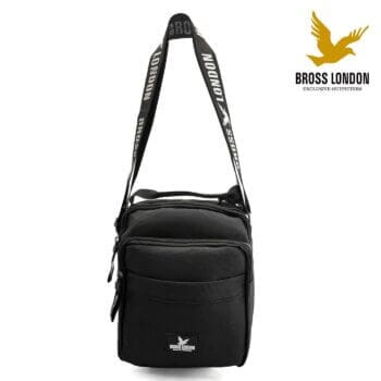 Morral Bross London eco cuero negro.