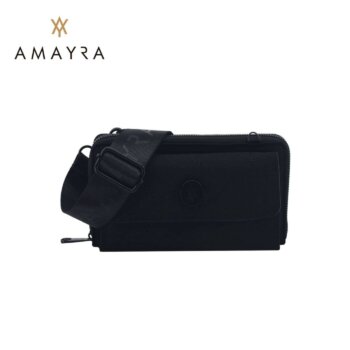 Porta Celular Amayra 2 Divisiones Negro.