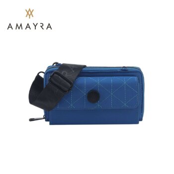 Porta Celular Amayra 2 Divisiones Azul.