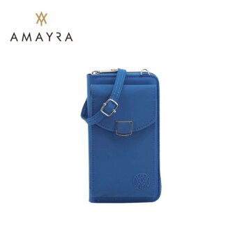 Porta Celular Amayra 2 Divisiones Azul.