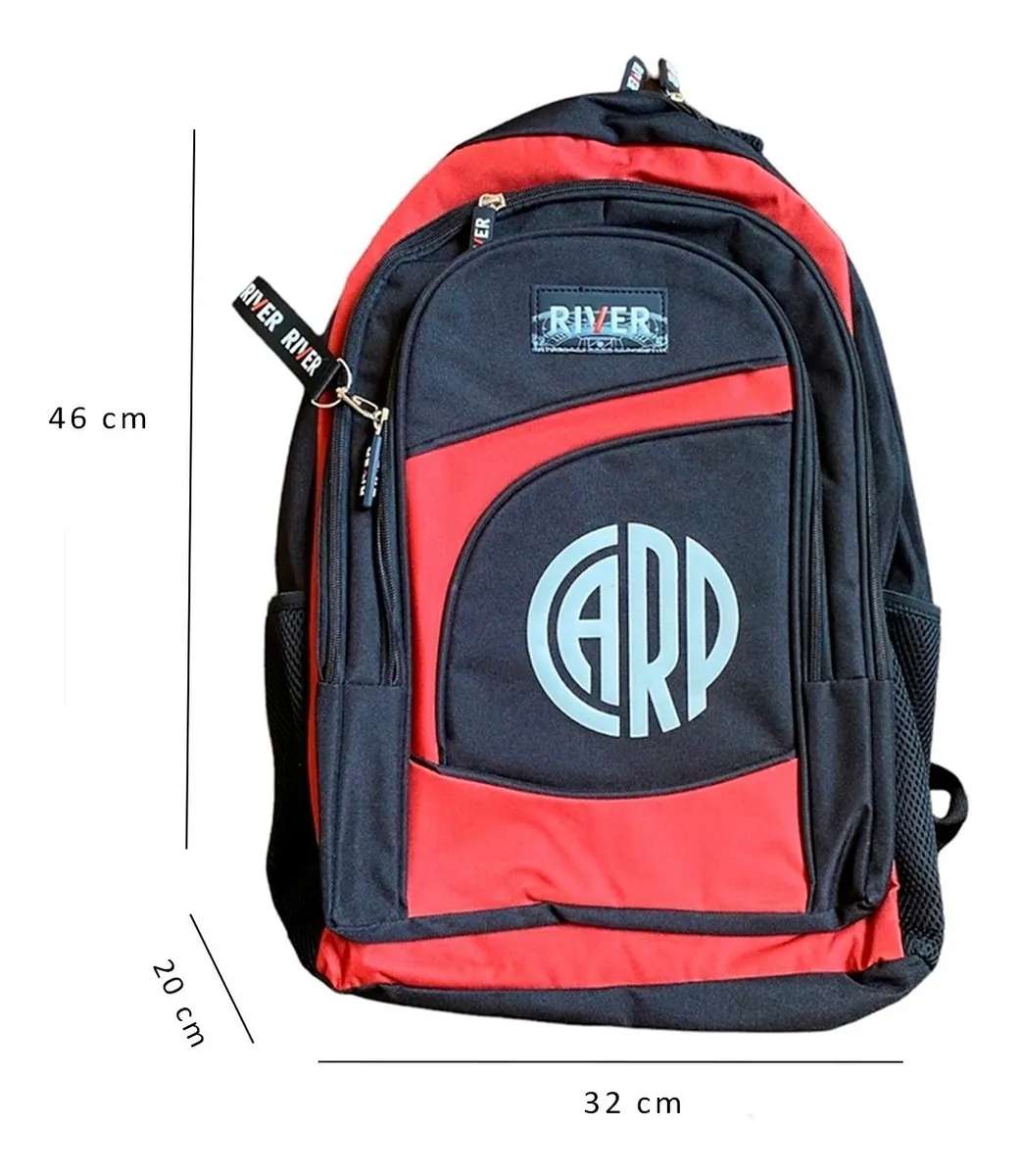 Mochila River Plate Lona Grande.
