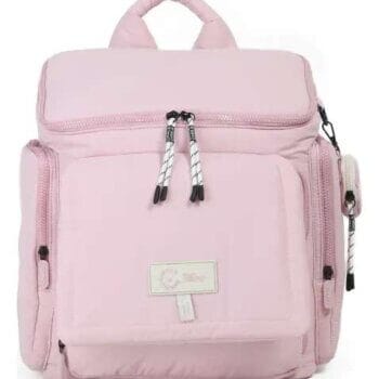 Mochila Chimola Joy maternal rosa.