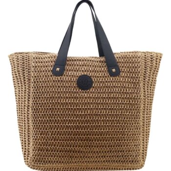 Bolso Playero Tote Amayra de Yute Marrón.