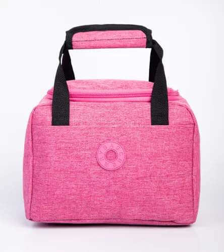 Lunchera conservadora térmica Bag Cherry rosa.