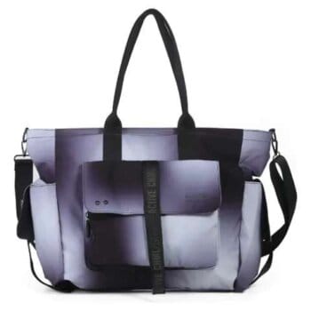 Bolso Tote Chimola Harmony negro.