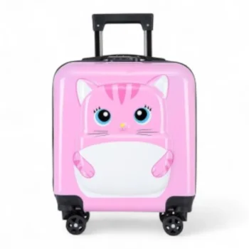 Valija Magenta Infantil Carry-On 18" Gatito