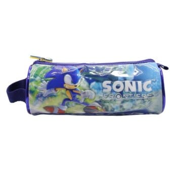 Cartuchera Sonic forma tubo.