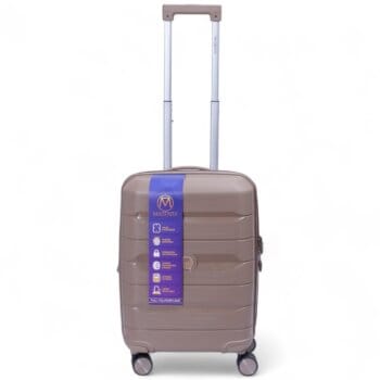 Valija Magenta polipropileno carry-on 20" camel.
