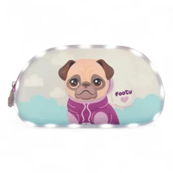 Cartuchera Footy Puppy c/Luz 2 Divisiones.