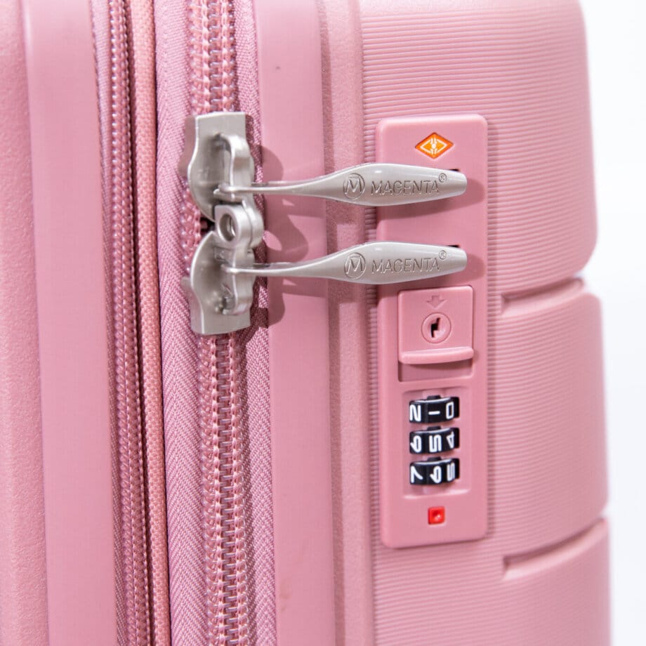 Valija Magenta polipropileno carry-on 20" rosa.