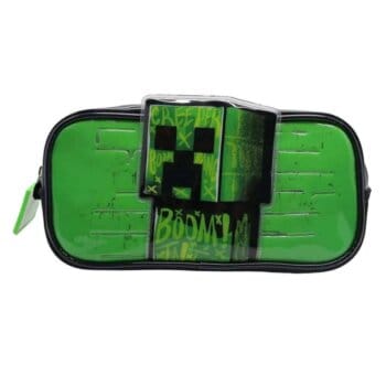 Cartuchera Minecraft 1 división con imagen 3D.