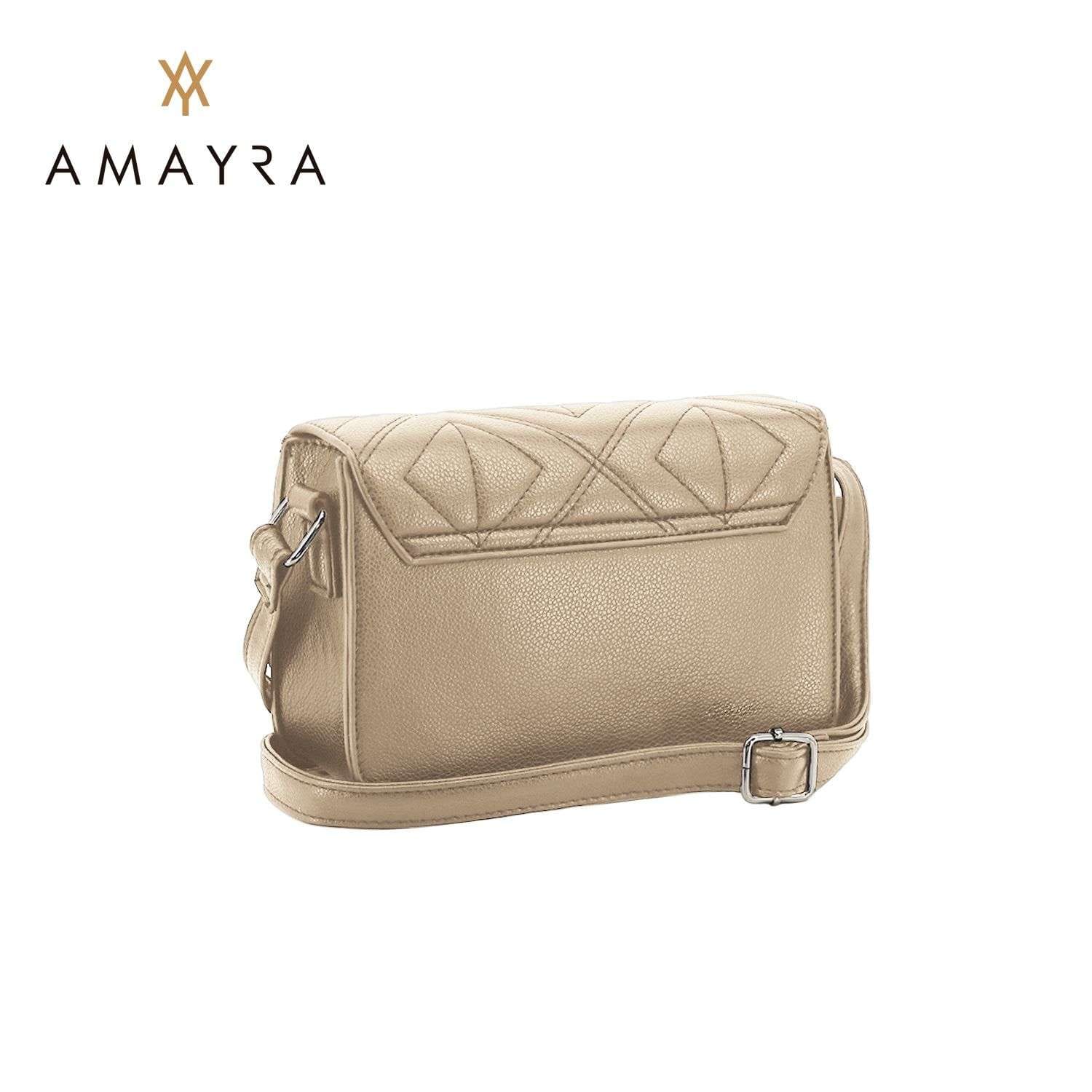 Cartera Amayra Bandolera Camel.
