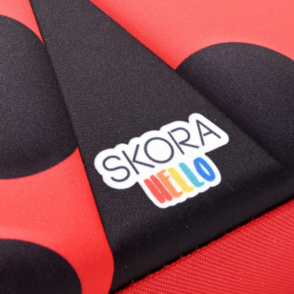 Mochila Skora Mariquita Termoformada 12" P/ Jardín Con Luz.