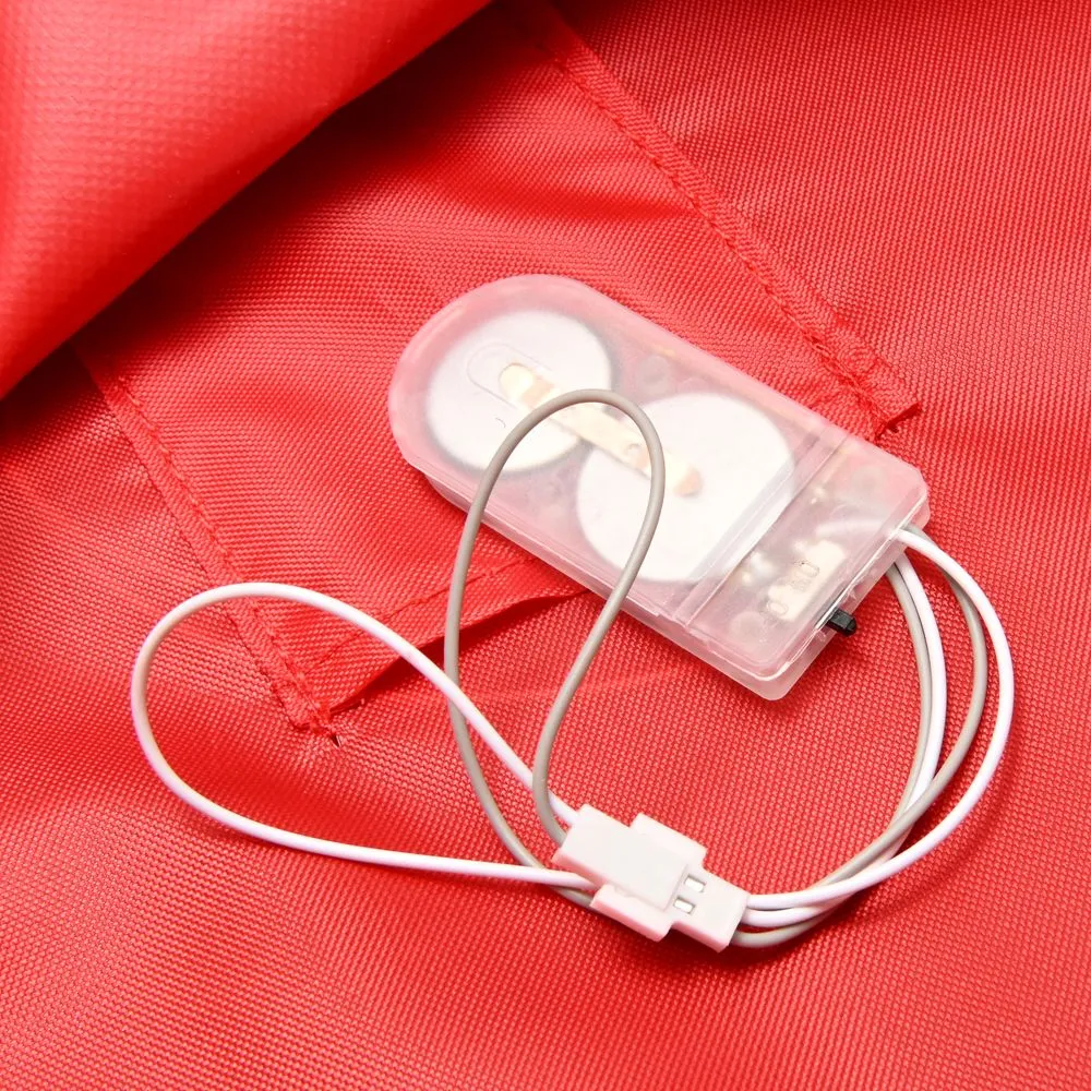 Mochila Skora Mariquita Termoformada 12" P/ Jardín Con Luz.